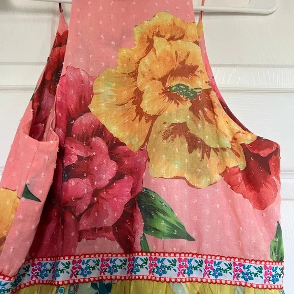 FARM Rio Gorgeous Floral embroidered detail button midi dress - Picture 11 of 11